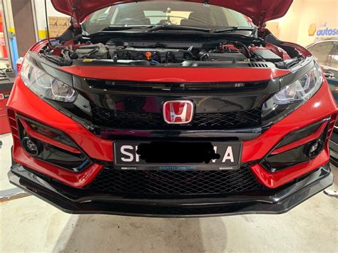 Honda Civic FC Type R Bodykit Double Lip Varis Lip Car Accessories