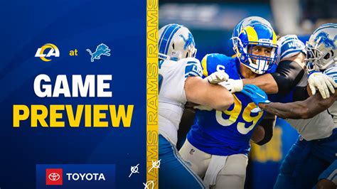 No shortage of storylines in Rams-Lions Wild Card tilt | Rams vs ...