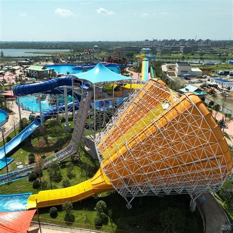 Water Park Large Water Slide Fiberglass Giant Water Slide - China Water ...