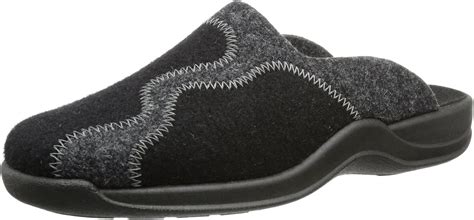 Rohde Womens Black Slippers 2303 4 UK, 37 EU: Amazon.co.uk: Shoes & Bags