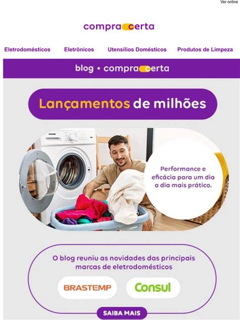 Compra Certa Br Blog Tudo Sobre Os Lan Amentos Brastemp E Consul