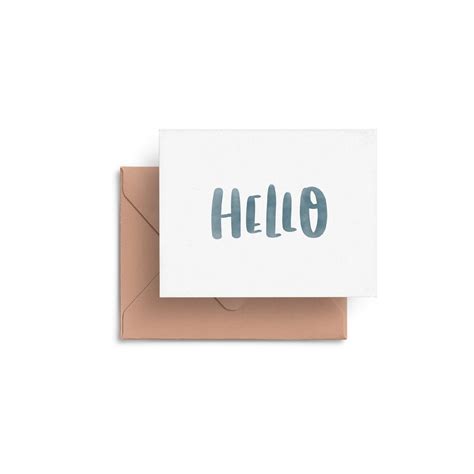 Printable Hello Card Downloadable Any Occasion Card - Etsy