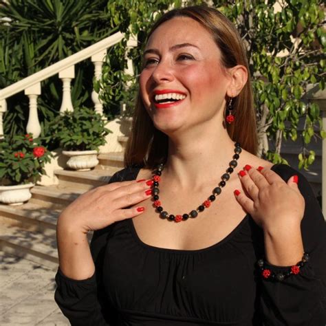 Silver Lava Stone And Red Coral Bracelet Sicily Lover