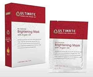 Amazon.com : ULTIMATE Moroccan Argan Oil® Brightening Facial Mask (Box ...