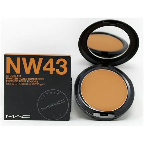 Mac Nw43 Studio Fix Powder Plus Foundation 052 Ounces