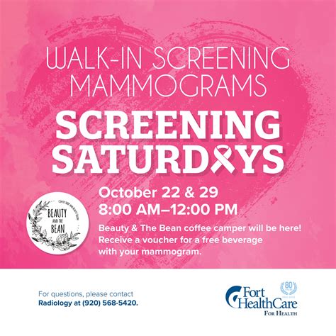 Fort HealthCare Announces Mammogram Walk-In Events