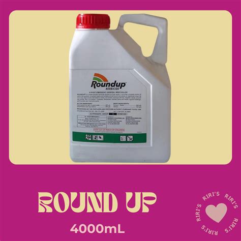 Round Up Non Selective Broad Spectrum Herbicide Glyphosate Ipa