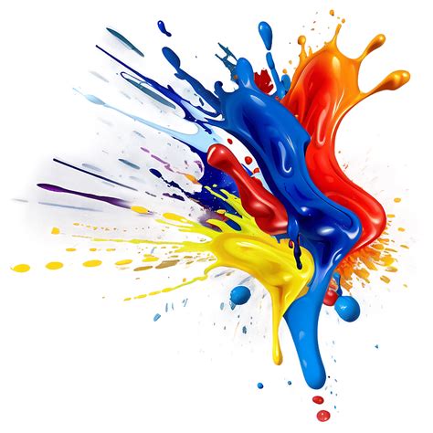 Download Abstract Paint Splash Design Png Voo