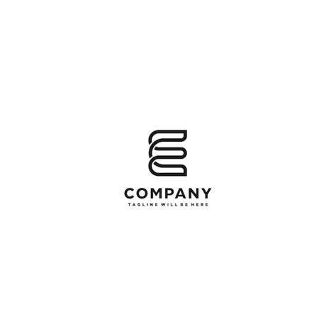 Premium Vector E Letter Logo Design Template