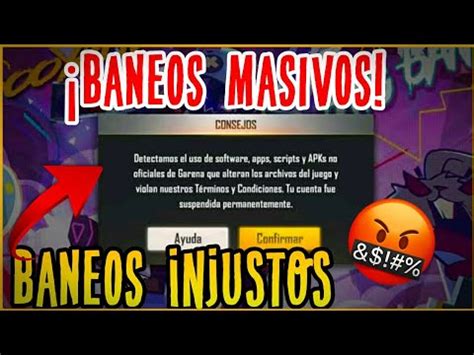 Baneo Masivo Free Fire Garena Banea Cuentas Injustamente Baneos