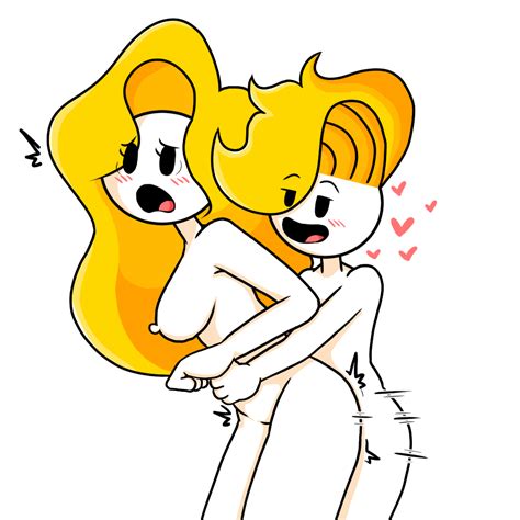 Rule 34 1boy 1girls 2020s 2023 Accurate Art Style Backshots Blank Background Blonde Hair