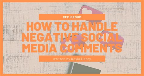 How To Positively Handle Negative Social Media Comments