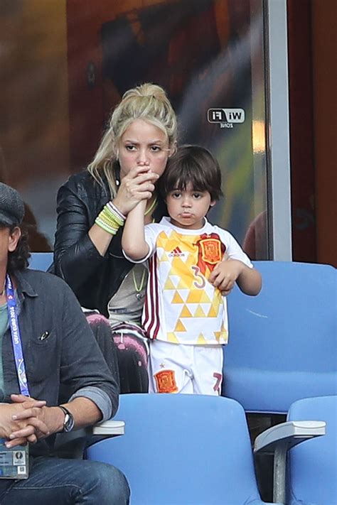 Photo La Chanteuse Shakira Et Ses Enfants Milan Et Sasha Et La M Re