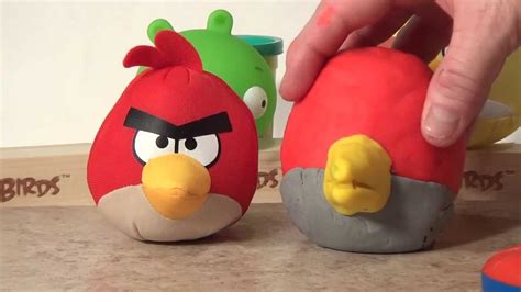 Play Doh Angry Birds And Cookie Monster Chef Show How To Make Red Bird