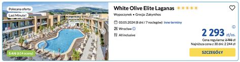 Lastminuter Zakintos Na Wypasie Hotel Z All Inclusive Od Z