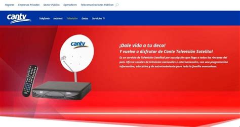 Conozca Los Cambios Y Actualizaciones En La P Gina Web De Cantv Qu Pasa