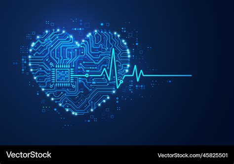 Electricheart Royalty Free Vector Image - VectorStock