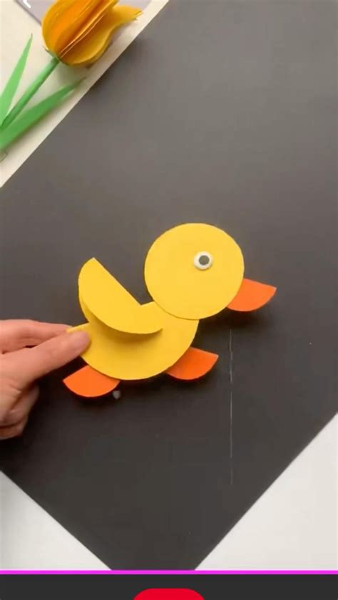 Moving Paper Toys How To Make A Paper Duck Easy Paper Crafts Artofit