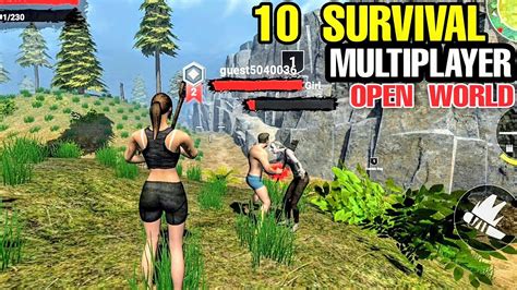 10 Best Survival Multiplayer Open World Games For Android And Ios 2021 • Low Size • Low Spec Youtube