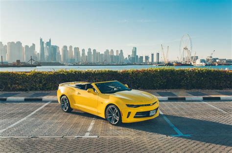 Chevrolet Camaro Convertible Rental Dubai Sports Car Rental