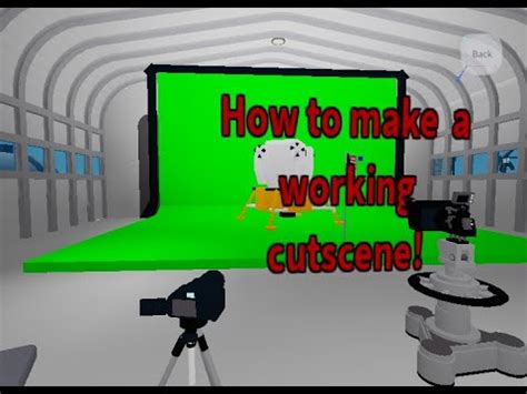 How To Make A Working Cutscene In ROBLOX STUDIO YouTube