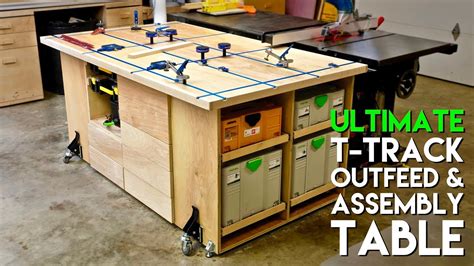 Ultimate T Track Assembly Outfeed Table Workbench With Systainer