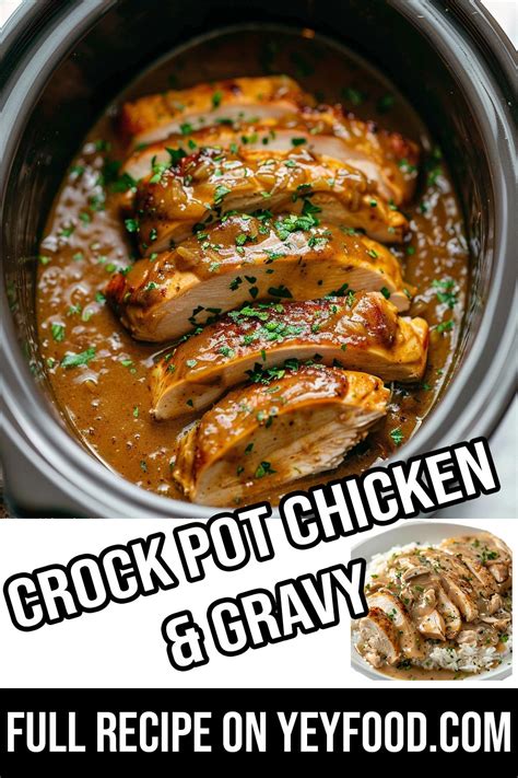 Crock Pot Chicken And Gravy Recipes Cooking Tips And