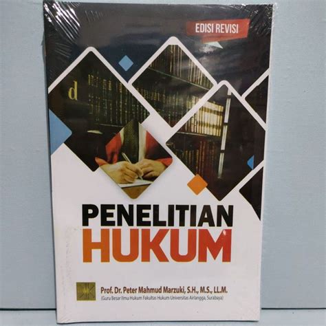 Jual BUKU ORIGINAL PENELITIAN HUKUM PETER MAHMUD MARZUKI Shopee Indonesia