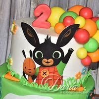 Bing bunny cake - Decorated Cake by Daria Albanese - CakesDecor