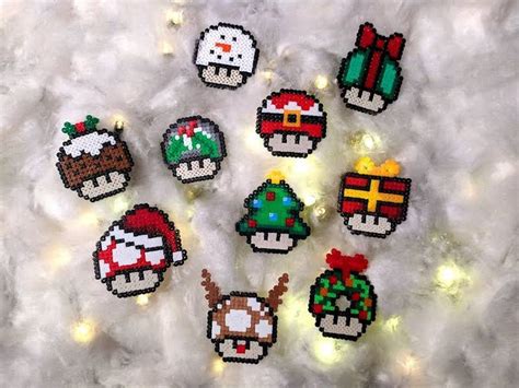 Pin By Jane Smith On Perler Beads Designs Hama Beads Christmas Christmas Perler Beads Nerdy