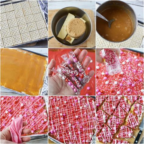 Valentine Crack Candy Easy Toffee Cracker Candy Recipe