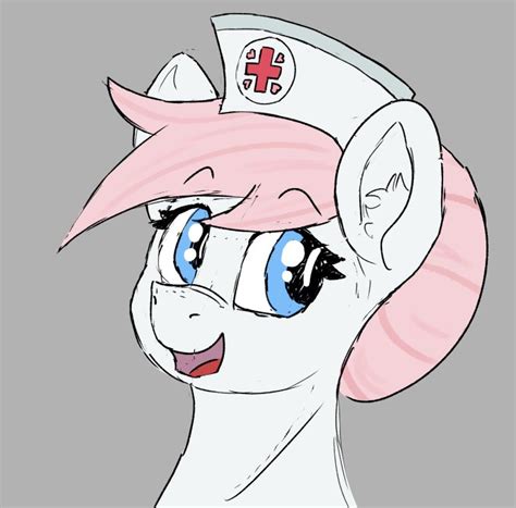 Safe Artist Reddthebat Nurse Redheart Earth Pony Pony