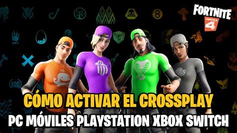 Cómo activar el crossplay en Fortnite en PC PlayStation Xbox Switch