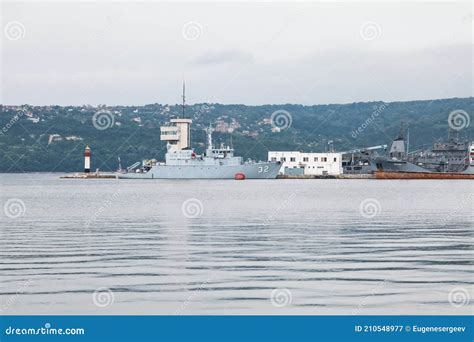 Tripartite Class Minehunter Number 32 Of Bulgarian Navy Editorial