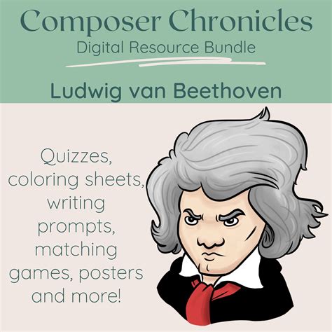 Ludwig Van Beethoven Bundle Dynamic Doodle Co