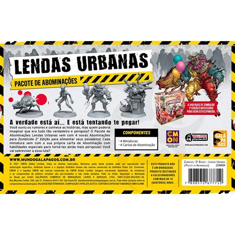 Zombicide 2 Edição Lendas Urbanas