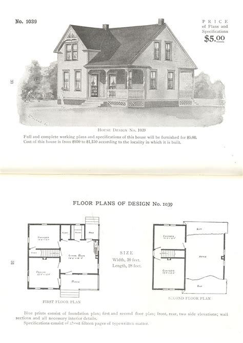 Old Photos Of Architecture 1908 Radford Architectural Company House Plans