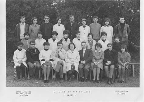 Photo De Classe Terminal Sciences Expérimentales De 1965 Lycée