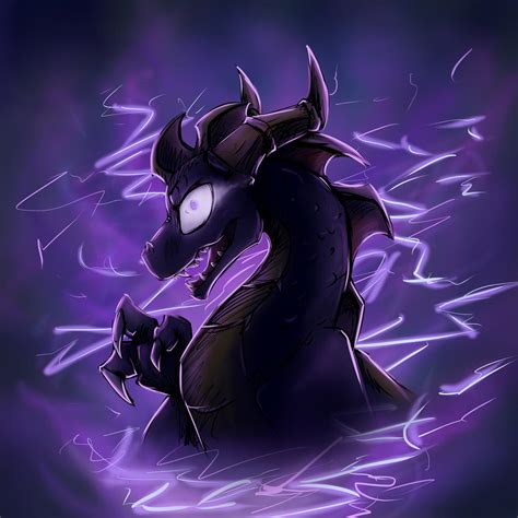 Dark Spyro Bust by JazzTheTiger on DeviantArt