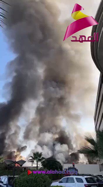 Alahad Tv En On Twitter In The Video A Big Fire Broke Out In A Top