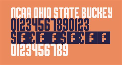 NCAA Ohio State Buckeyes free Font - What Font Is