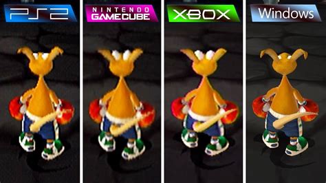 Kao The Kangaroo Round 2 2003 PS2 Vs GameCube Vs XBOX Vs PC Graphics