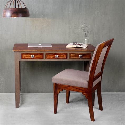 hank solid wood study table  chair fabuliv