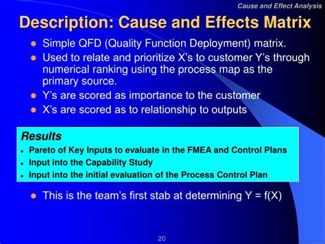 PPT - Cause and Effect Analysis: 1. Fishbone Diagram 2. Cause and ...