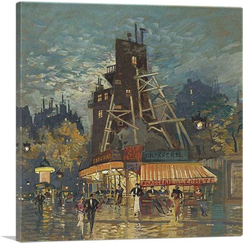 Artcanvas Parisian Boulevard Canvas Art Print By Konstantin Korovin