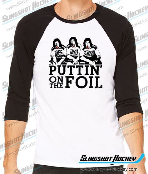 Puttin’ on the Foil Raglan – Slingshot Hockey