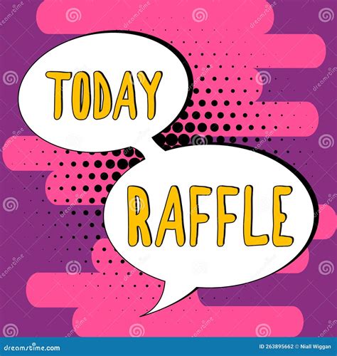 Text Sign Showing Raffle. Business Idea Means of Raising Money by