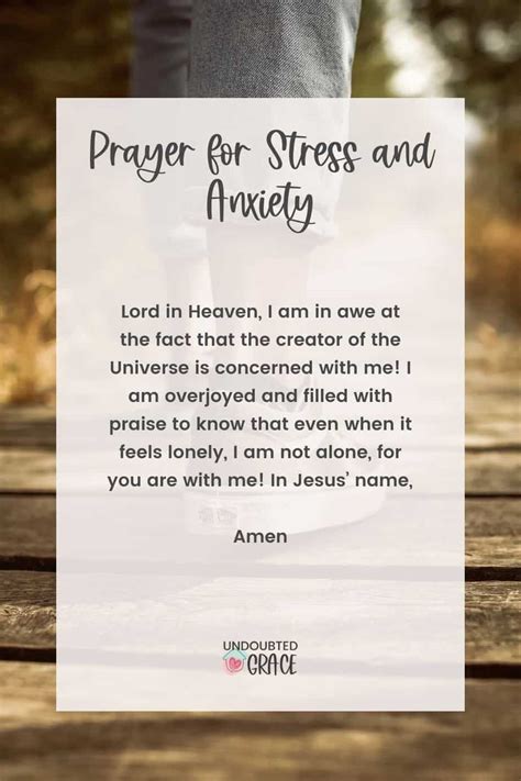 9 Calming And Powerful Prayers For Stress Undoubted Grace