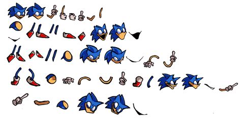 FNF unused sonic body parts by TheDanielWay on DeviantArt