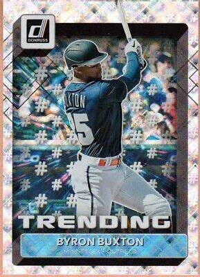 Byron Buxton Donruss Trending Diamond Ebay